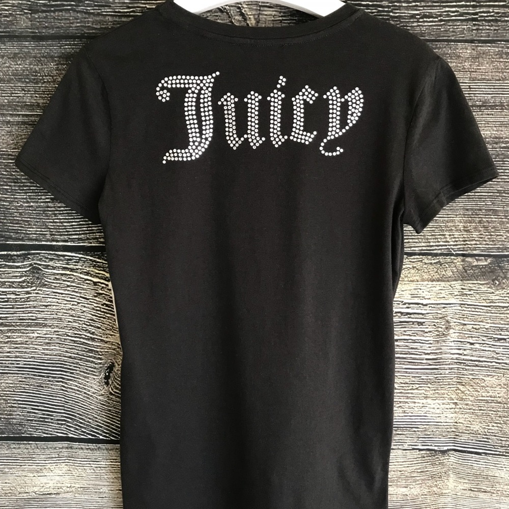 Juicy Couture T-Shirt Medium Black Label LA - Picture 8 of 8